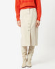 Vandy Denim Skirt in Ecru - 20% Off Editor's Picks