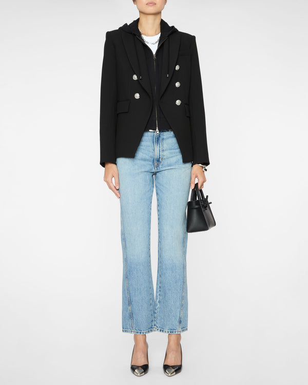 VERONICA BEARD Hoodie Dickey in Black