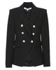 Miller Dickey Jacket in Black/Silver