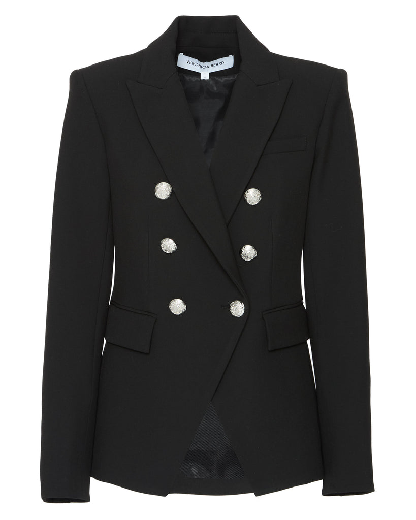 Miller Dickey Jacket in Black/Silver