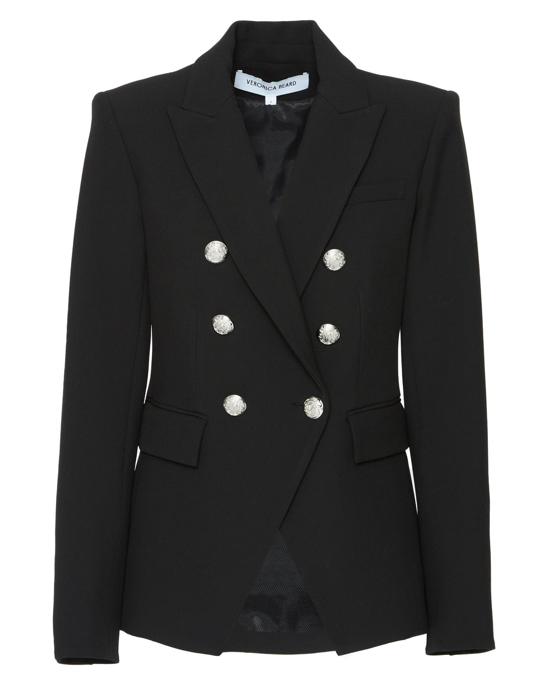 VERONICA BEARD Miller Dickey Jacket in Black/Silver