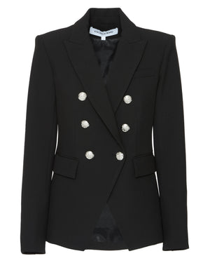 Miller Dickey Jacket in Black/Silver