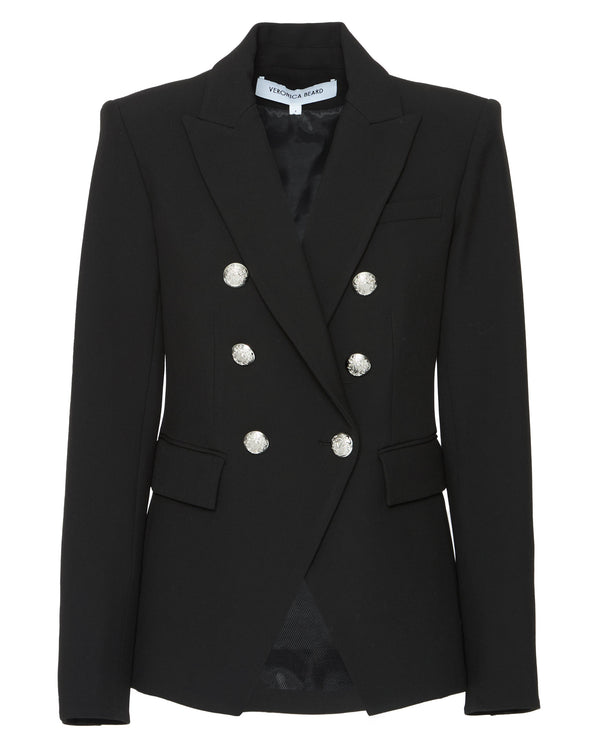 VERONICA BEARD Miller Dickey Jacket in Black/Silver