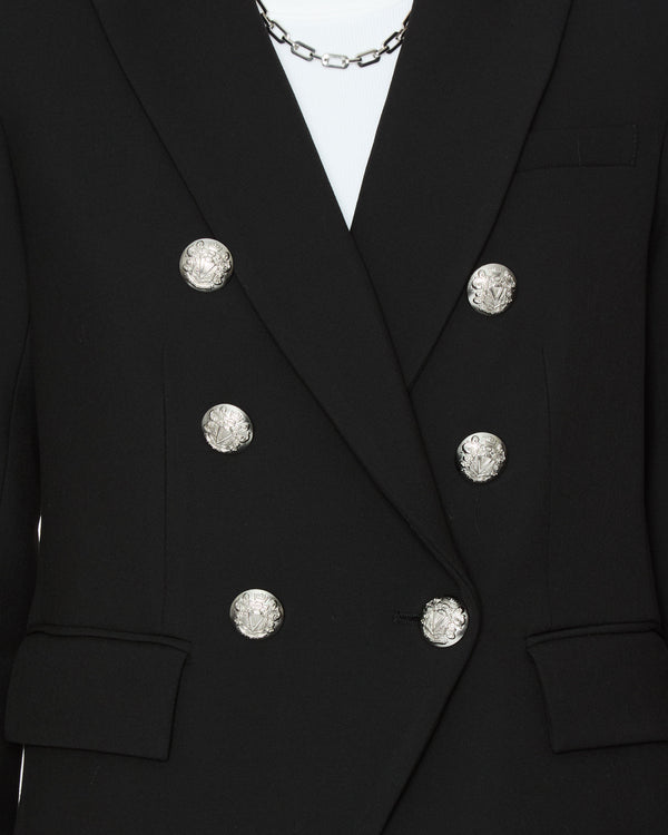 VERONICA BEARD Miller Dickey Jacket in Black/Silver