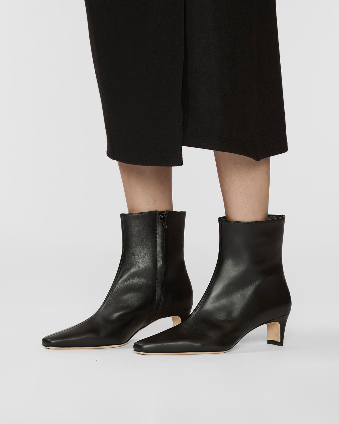 STAUD Wally Ankle Boot in Black