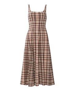 Wells Dress in Tuscany Plaid