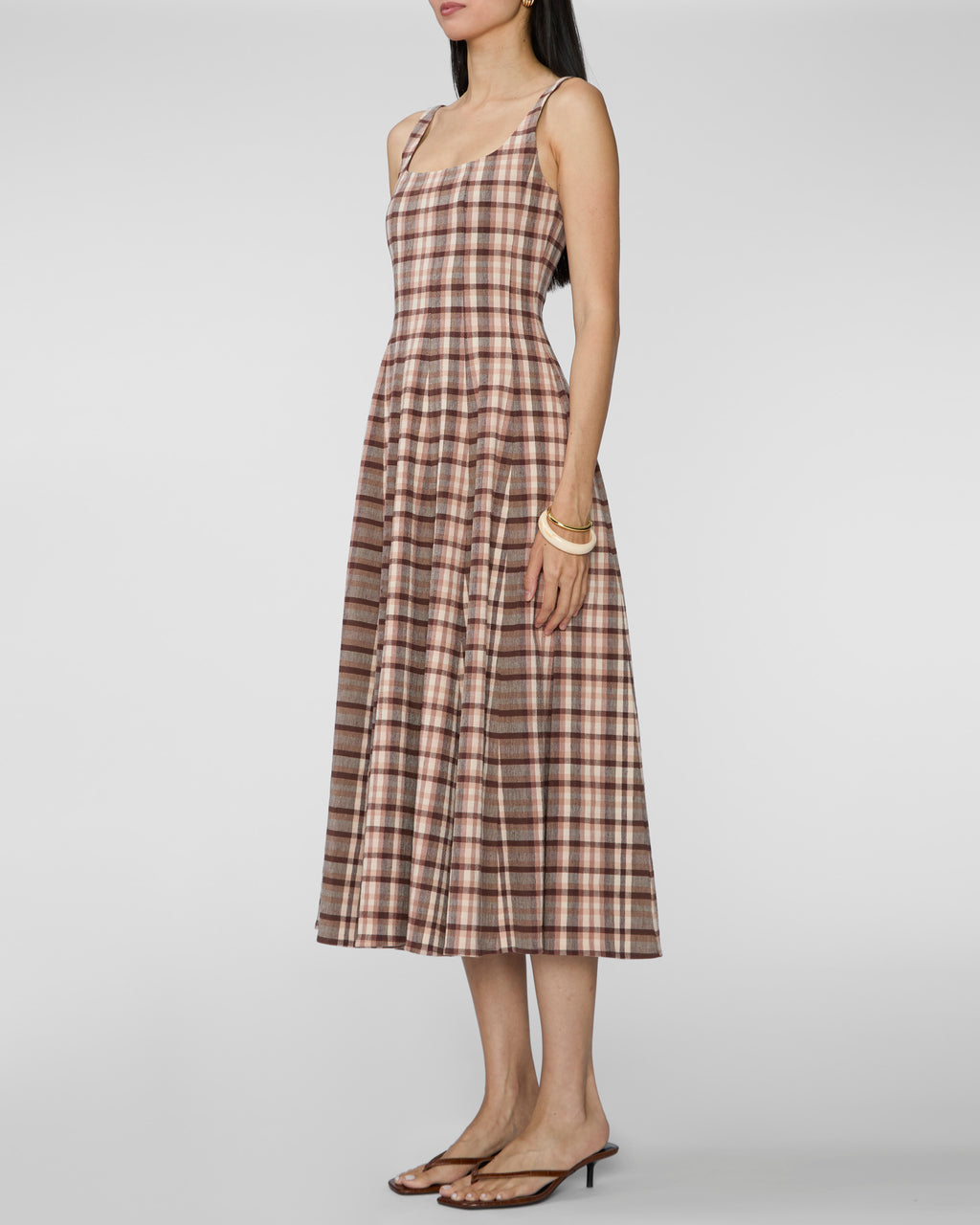 Wells Dress in Tuscany Plaid