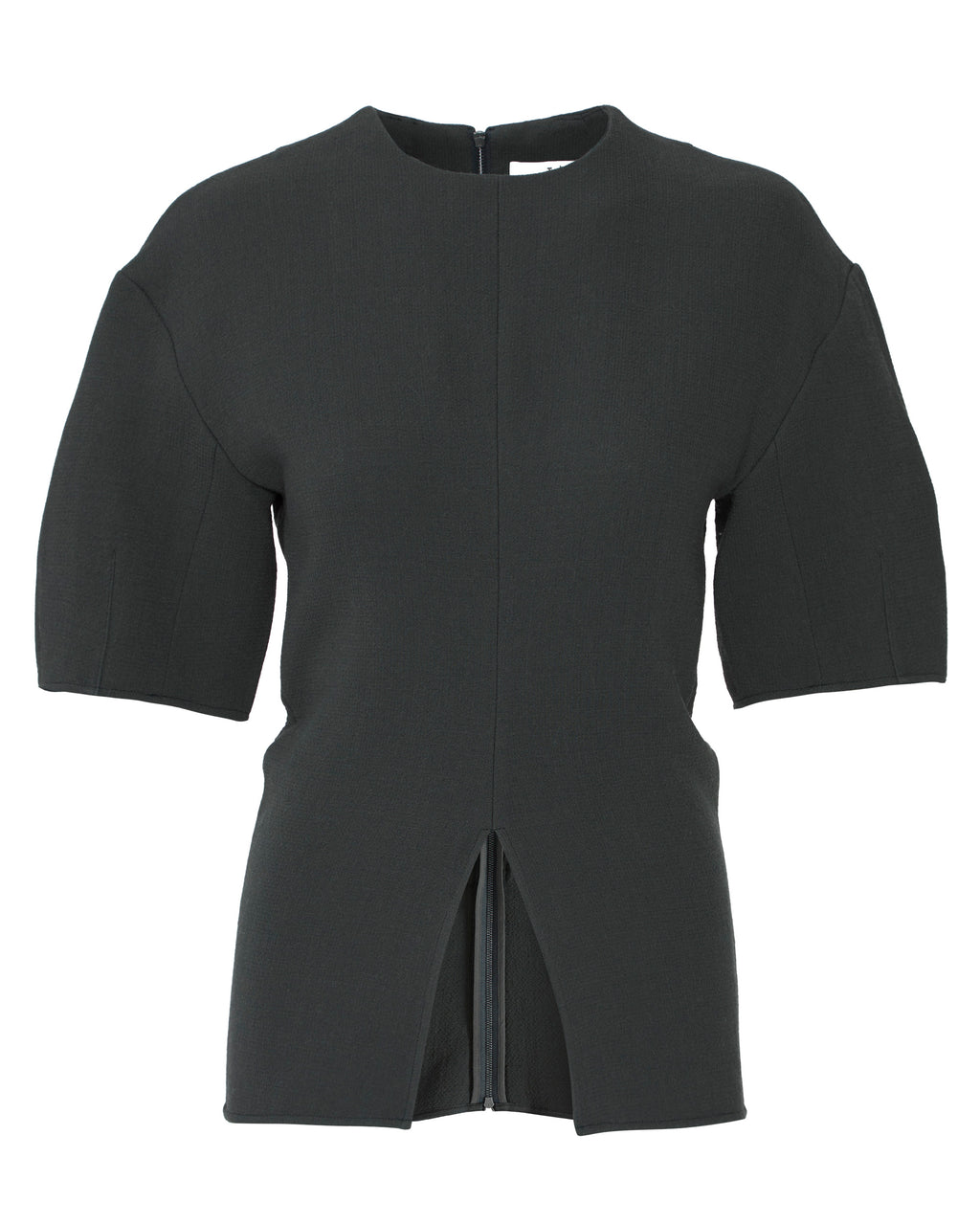 TIBI Wool Crepe Split Front T