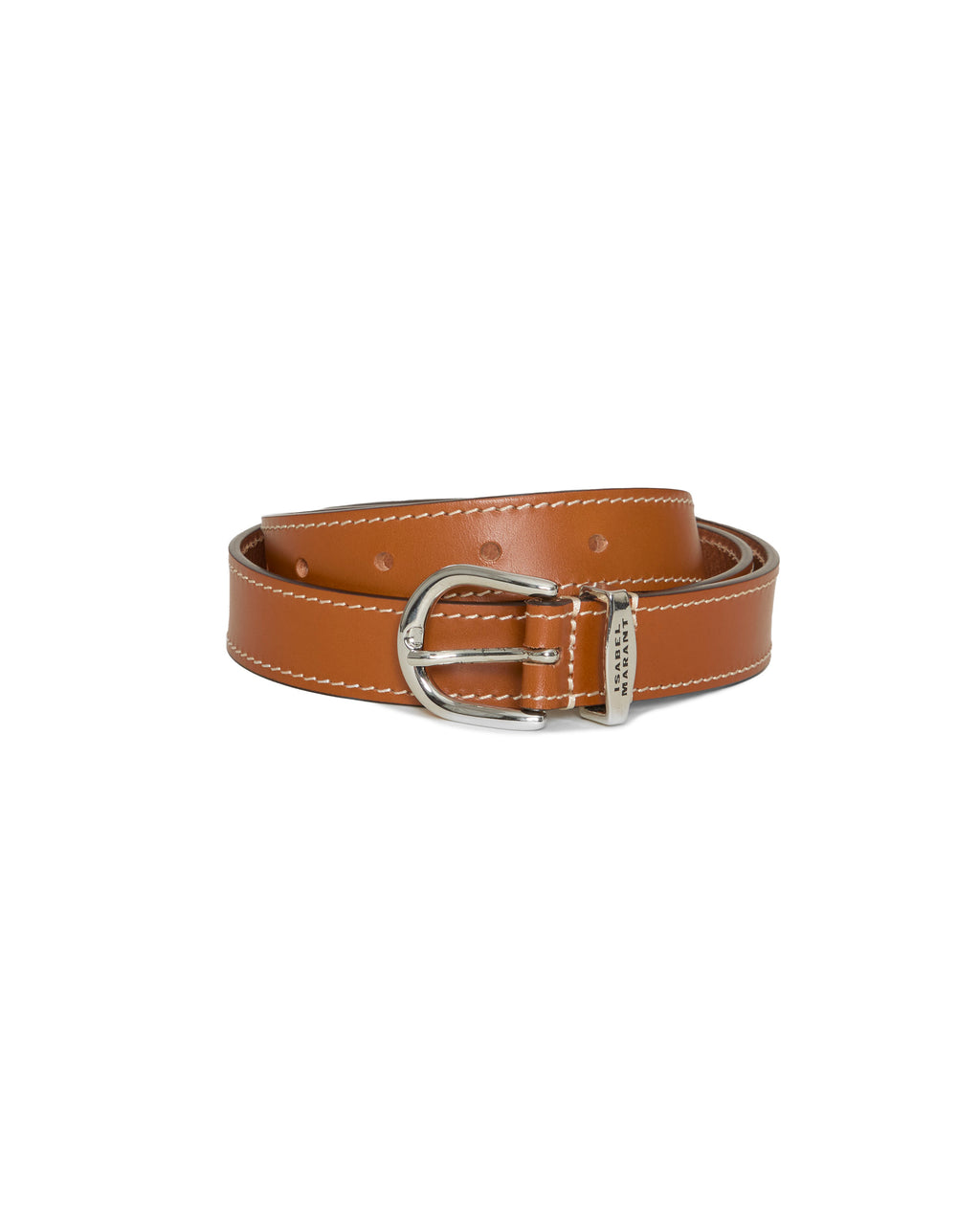 ISABEL MARANT ETOILE Zadd Belt in Natural/Gold