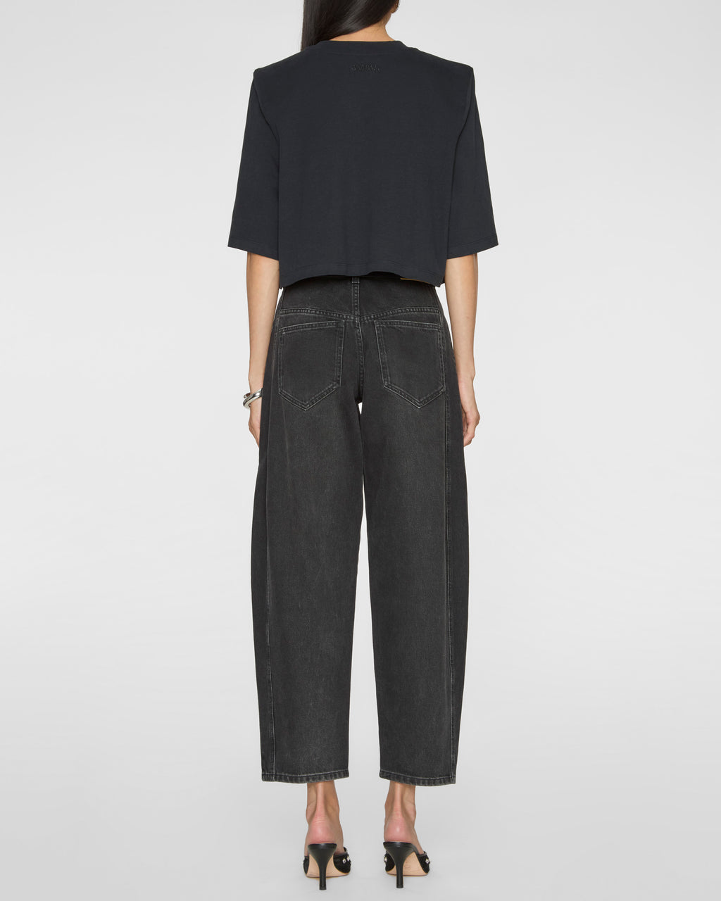 ISABEL MARANT ETOILE Zaely Tee Shirt in Black