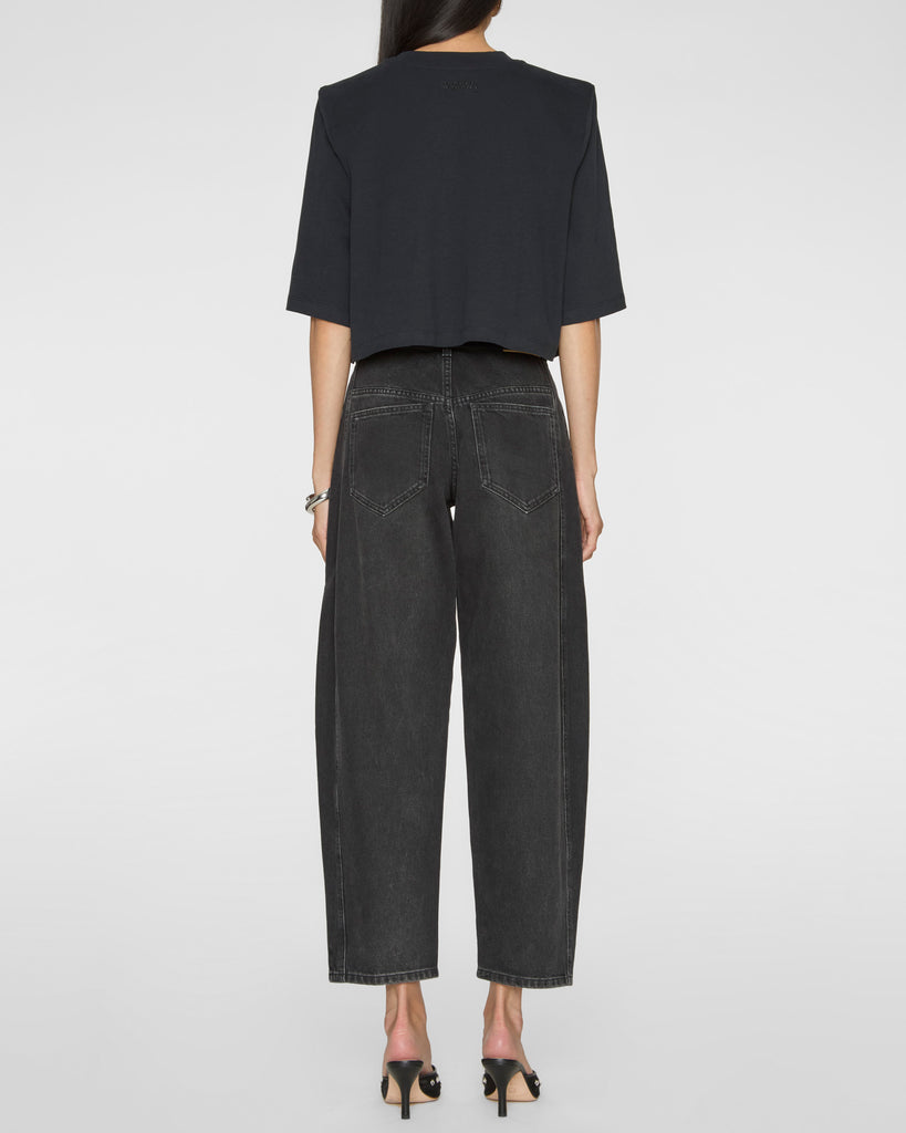ISABEL MARANT ETOILE Zaely Tee Shirt in Black
