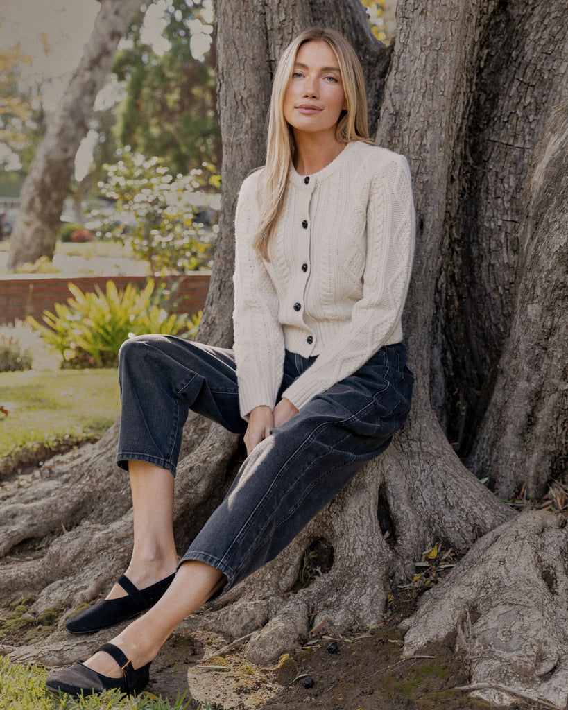 FRAME The Cable Knit Cardi