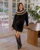 SEA Bea Embroidery Sweater with Yoke