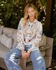 SEA Celia Embroidery Long Sleeve Blouse