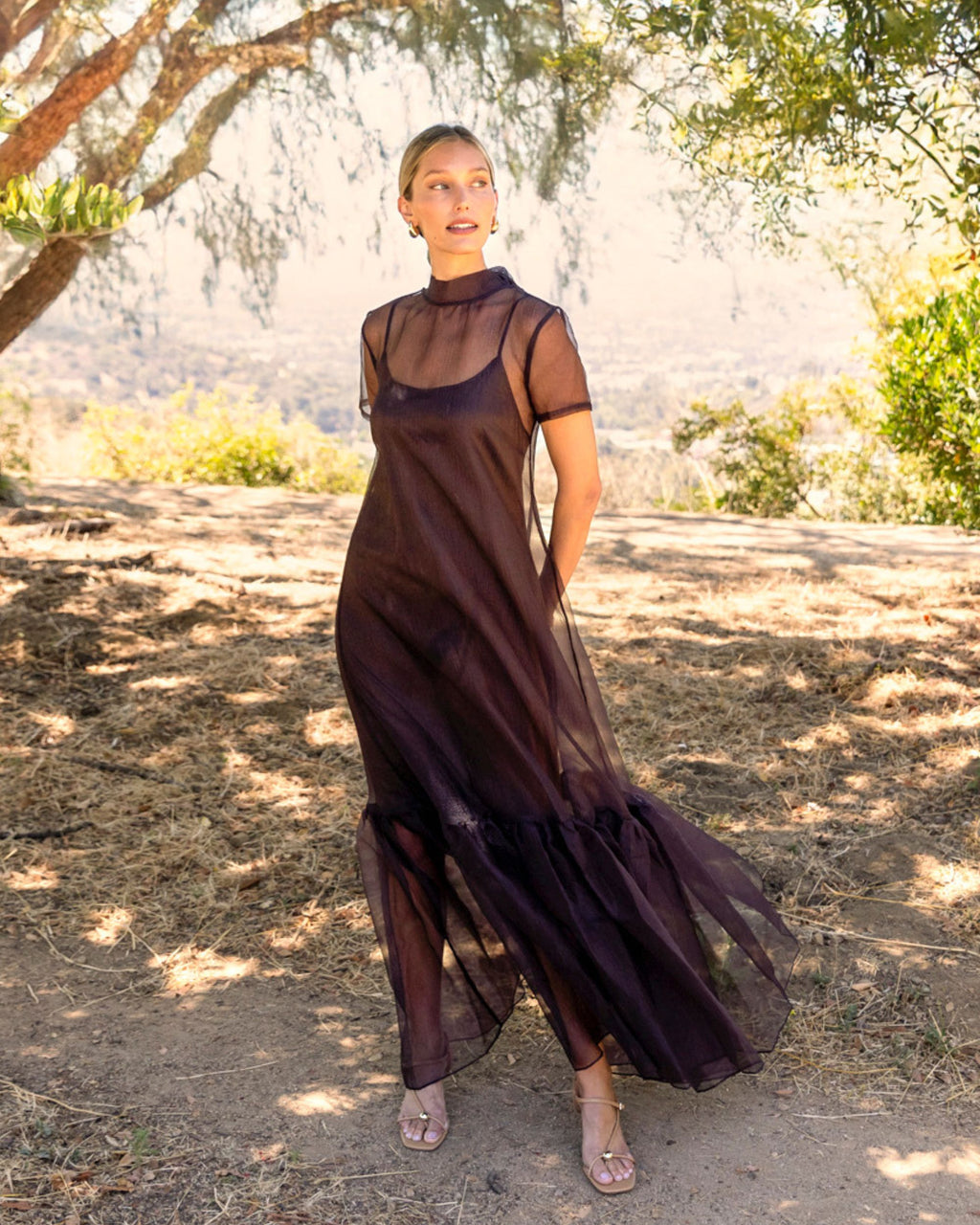 STAUD Calluna Dress in Earth – Capsule Shop