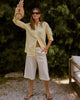 STAUD Pesce Raffia Clutch