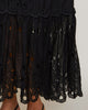 SEA Addie Eyelet Flutter Sleeve Dress in Black