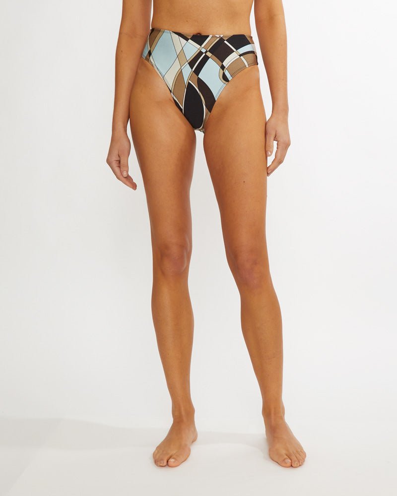 Faithfull Chania Bikini Bottom in Sassari Print