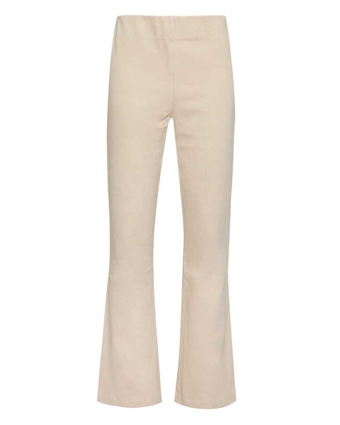 Crop Flare Legging in Khaki
