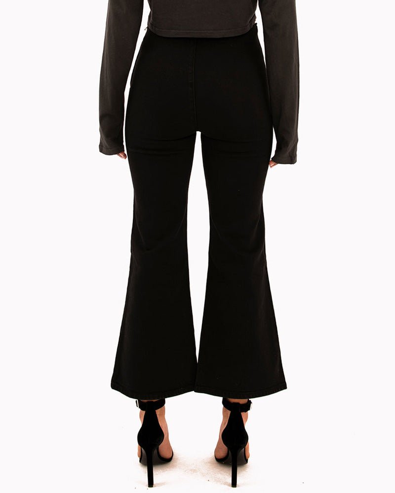 SPRWMN Crop Flare Leggings in Stevie