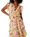 Misa Dakota Dress in Hello Yellow Flora