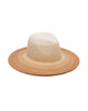 Emmanuelle Fedora Hat in Ivory/natural/camel
