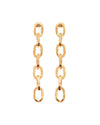 Ben Amun Gold Post Link Earrings