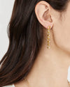 Ben Amun Gold Post Link Earrings