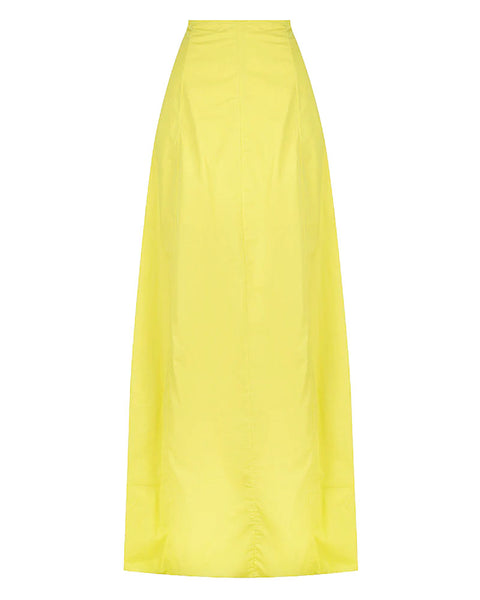 SWF High Waist Maxi Skirt in Limone