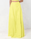 SWF High Waist Maxi Skirt in Limone
