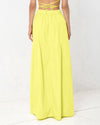 SWF High Waist Maxi Skirt in Limone