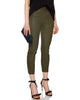 SPRWMN Army High Waisted Capri Leather Legging - Capsule Shop