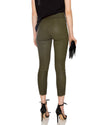 SPRWMN Army High Waisted Capri Leather Legging - Capsule Shop