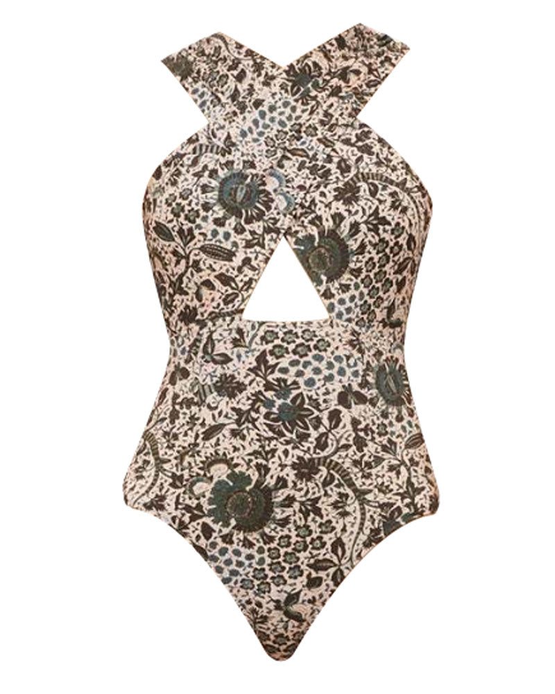 Ulla Johnson Kieran Maillot in Agave