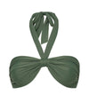 Faithfull Locales Bikini Top in Forest Green