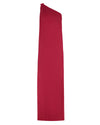 Luxe Knit One Shoulder Dress in Fuchsia