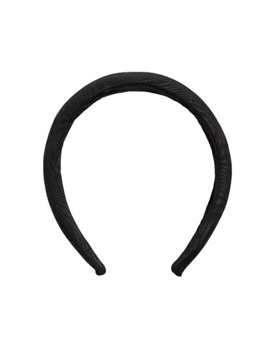 Marina Puffy Headband in Black