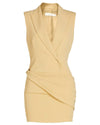 Simkhai Messina Cocktail Crepe Dress in Dried Pineapple