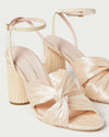 Reed Pleated Twist Sandal