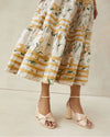 Reed Pleated Twist Sandal