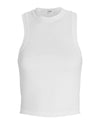 Ribbed T Cropped Tank