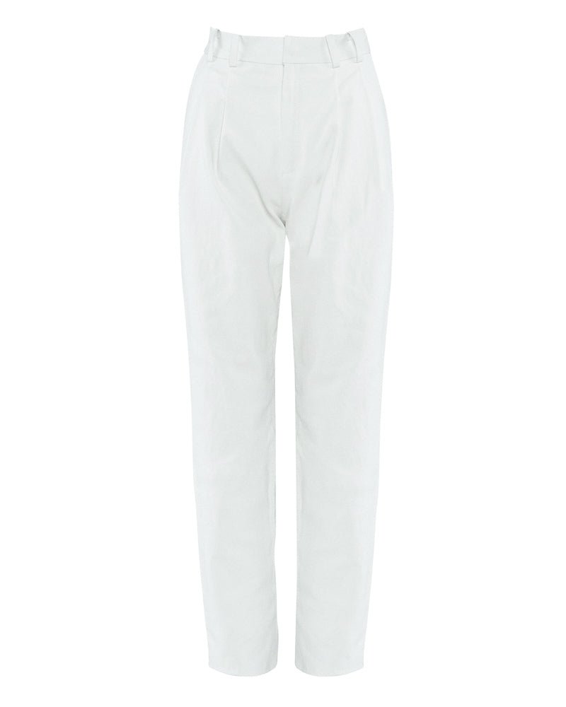 Tailored Stretch Leather Trouser
