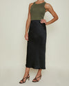 Enza Costa Supima Sheath Cotton Tank in Dark Olive
