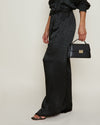 Enza Costa Textured Wide Leg Pant in Black