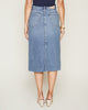 The Highland Denim Skirt in Vintage Sapphire