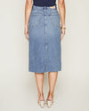 The Highland Denim Skirt in Vintage Sapphire