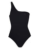 The One Shoulder One Piece in Black