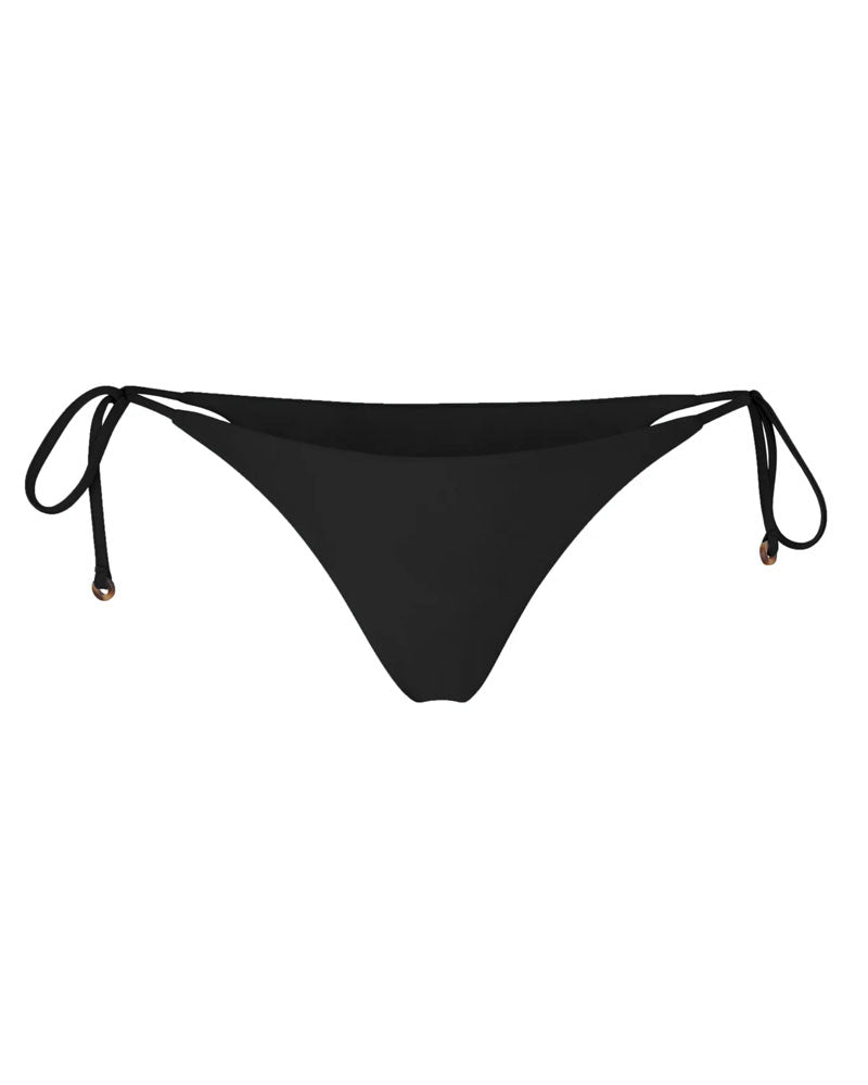 The String Bikini Bottom in Black