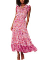Misa Trina Dress in Fire Floral Mix
