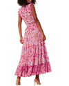 Misa Trina Dress in Fire Floral Mix